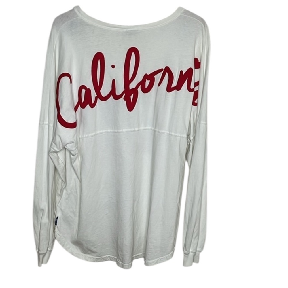 Spirit Jersey California Love White Long Sleeve Shirt Women Size XL
